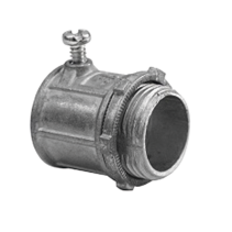 ANCLO, ANC-CCL12, Conector de 1/2 para Tubo Pared Delgada con Tornillos Opresores.