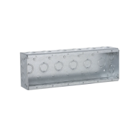 RACO, HUB-960, Caja de 6 Gang/Profundidad 2 1/2 /28 Entradas 1/2 -3/4 .