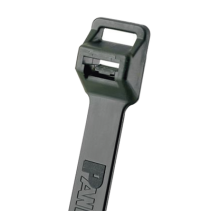 PANDUIT, PLT12EH-Q0, Cincho de Nylon 6.6, Extra Resistente, 1019mm largo x 12.7mm ancho, Color Negro Exterior, Resistente a Rayo