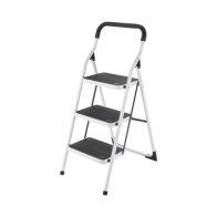 SURTEK, SYS-ETT-3, Escalera Plegable Tipo Taburete de Acero de 1.13 m.