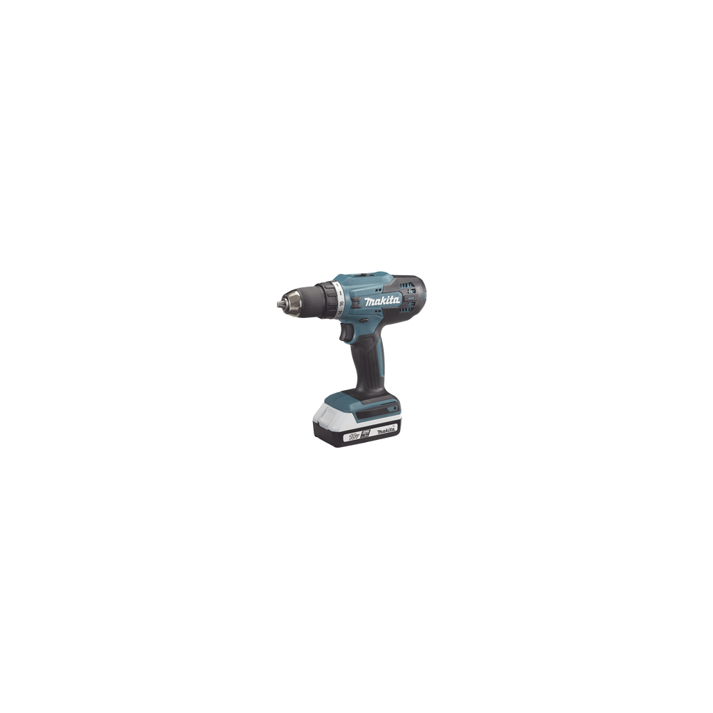 MAKITA, DF488D004, Taladro Inalámbrico SIN CARBONES, Broquero de 1/2 , 1,700 RPM, 18VâŽ“, Torque: 40 N.m C/2 Bat. (1.5Ah) y Carg