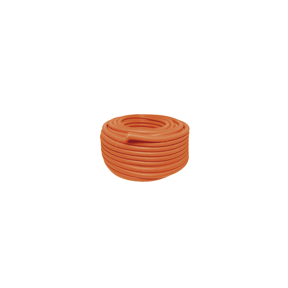 SURTEK, SYS-136852, Manguera flexible Reforzada 1/2 x 100 m /Polietileno Alta Densidad HDPE/ Con guía /Resistente a Intemperie.