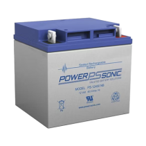 POWER SONIC, PS-12400-NB4, Batería 12V, 40AH, Para Respaldo, Tecnologías AGM/VRLA, 5 Años Vida Útil, Terminales NB4, Reconocida 