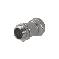 HUBBELL, HUB-2904, Conector Recto Compresión de Acero Galvanizado para Pared Delgada de 1 .