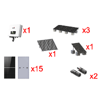 Comprar Kit Solar AFORE 9kW 220Vca | Smartgrid México