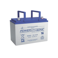 POWER SONIC, PS-12750-T6, Batería 12V, 78.6AH, Para Respaldo, Tecnologías AGM/VRLA, 10-12 Años Vida Útil, Terminales T6, Reconoc