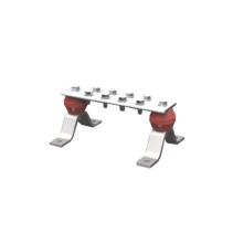 TOTAL GROUND, TG-BPS-220-AL, Barra de Unión de Aluminio de 8 Contactos 2 x 8 x 1/4 (50.8 x 203.2 x 6.35 mm)