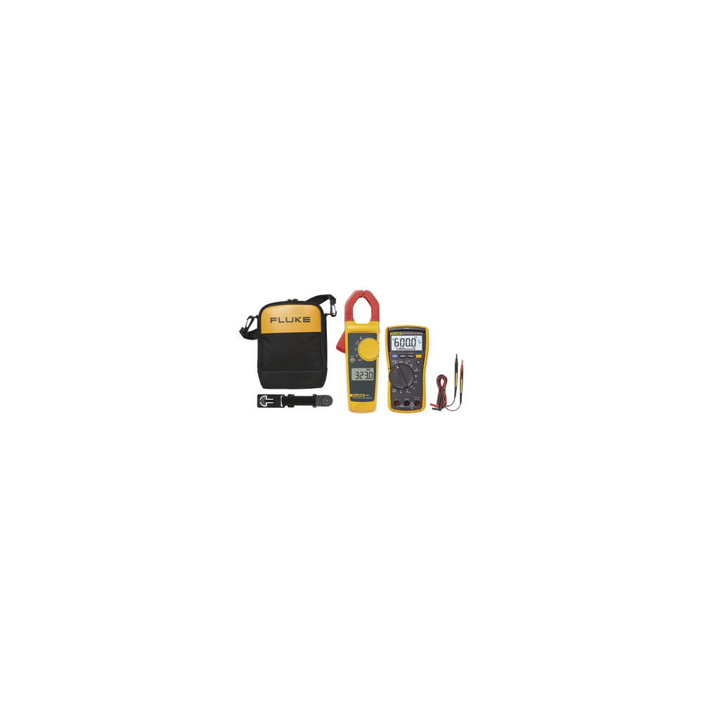FLUKE, FLUKE-117/323KIT, Juego de Multímetro FLUKE-117 y Amperímetro de Gancho Fluke-323