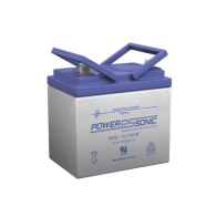 POWER SONIC, PS-12350-T6, Batería 12V, 35AH, Para Respaldo, Tecnologías AGM/VRLA, 5 Años Vida Útil, Terminales T6, Reconocida UL