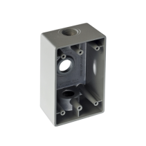 RAWELT, RR-0281, Caja Condulet FS de 1/2 (12.7 mm) con tres bocas a prueba de intemperie.