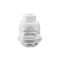 GEWISS, DX-54-016, Conector (Racor) de tubería flexible a caja, PVC Auto-Extinguible de 16 mm, IP55