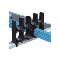 PANDUIT, CRS1-125-X, Espaciador de Cables de Nylon 6.6, Con 1 Espacio de 1.25 in (31.8 mm) de Diámetro, Color Negro, 1 Pieza