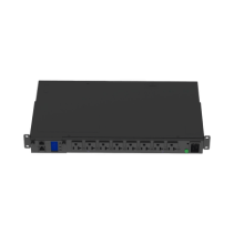 PANDUIT, P08E16M, PDU Switchable y Monitoreable por Toma (MS) para Distribución de Energía, Enchufe de Entrada NEMA L5-20P, Con 