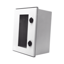 PRECISION, PST-3040-20PT, Gabinete de Poliéster IP65 Puerta Transparente, Uso en Intemperie (300 x 400 x 200 mm) con Placa Trase