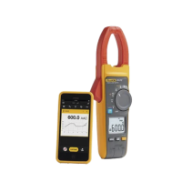 FLUKE, FLUKE-374FC, Amperímetro de Gancho 600A Trms CA/CC con FC. Medición con Puntas de Prueba de Tensión CA/CC, Capacitancia, 
