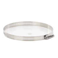 SYSCOM TOWERS, STHC3-5, Abrazadera Sin Fin de Acero Inoxidable Capacidad de 3 a 5 (Paquete de 10)