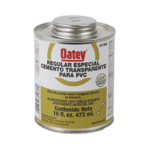 AMANCO-WAVIN, ATUP8PE, Cemento Claro de 236 ml para Tubo Conduit PVC Pesado.