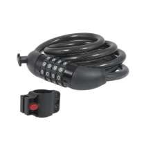 LOCK, SYS-15CN, Candado de Cable de Combinación/ Longitud 120 cm / Nivel de seguridad 3/ Discos Programables.