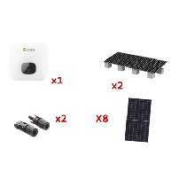 Comprar Kit Solar GROWATT 5kW 220Vca | Smartgrid México