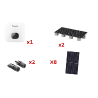 Comprar Kit Solar GROWATT 5kW 220Vca | Smartgrid México
