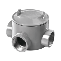 RAWELT, GRT-0441, Caja con Tapa Tipo GRT de 1/2 (12.7mm) / Caja a Prueba de Explosión / Para Áreas Peligrosas / Libre de Cobre.