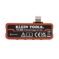 KLEIN TOOLS, TI222, Mini Cámara Termográfica para Dispositivos iOS. Con Estuche Portátil y Mosquetón. Similar a series HMTP y HM