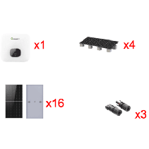 Compra Kit Solar GROWATT 10kW 220Vca | Smartgrid México