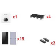 Compra Kit Solar GROWATT 10kW 220Vca | Smartgrid México