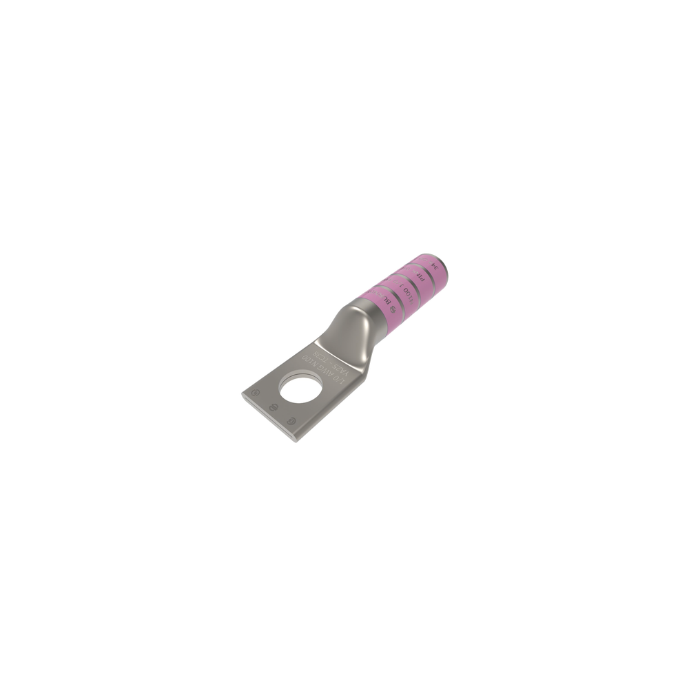 HUBBELL BURNDY, HUB-YA25, Zapata Terminal de Barril Largo para Tornillo de 5/16 y Calibre 1/0 AWG.