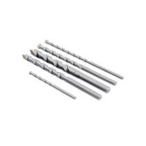 MAKITA, D-36033, Juego de 5 Pzas. de Broca para Concreto, Zanco Recto (3/16 , 1/4 , 5/16 , 3/8 y 1/2 ).