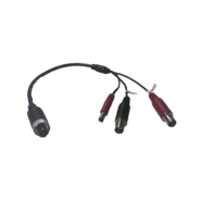 HIKVISION, DS-MP2130/BNC, Cable Adaptador Tipo Aviación a BNC para Cámaras en DVR Móvil HIKVISION / 30 cm de Largo