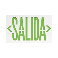 SFIRE, SF820X, Letrero LED DUAL de SALIDA Universal con alto brillo/uso en pared, lateral o techo/Batería de Respaldo Incluida.