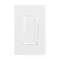 LUTRON ELECTRONICS, RRD8ANSWH, (RadioRA2) Interruptor Inteligente On/Off, requiere cable neutro. 8A, /120V, compatible con RA2Se