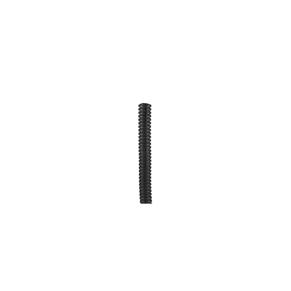 PANDUIT, CLT38F-C20, Tubo Corrugado Abierto para Protección de Cables, .38in (9.7 mm) de Diámetro, 30.5 m de Largo, Color Negro