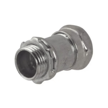 HUBBELL, HUB-2905, Conector Recto Compresión de Acero Galvanizado para Pared Delgada de 1 1/4 .