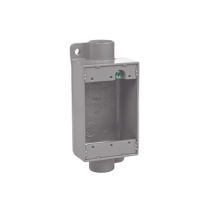 HUBBELL, HUB-FSC-1, Caja Rectangular Tipo FSC de Aluminio libre de Cobre de 1/2 .