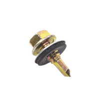 ANCLO, ANC-PAS-1434, Tornillo Punta Broca Sello Montado 6.5 X 19 mm (1/4 X 3/4 ) Caj. C/100pz