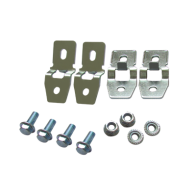 PRECISION, PST-WC-010, Juego de 4 Pestañas Metálicas para Fijación a Pared de Gabinetes Línea PST. Incluye tornillo y tuerca.