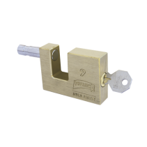 PHILLIPS-ASSA ABLOY, MX111, Candado para Cortina Metálica # 9 / Llave PH-52 para 5 pernos de combinación / Cuerpo de Latón.