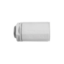 GEWISS, DX-43-220, Conector de tubería rígida a caja (Racor), PVC Auto-extinguible, de 20 mm