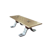 TOTAL GROUND, TG-BTB-E10, Barra para Unión de Cobre, medidas 20 x 10.16 x 0.64 cm., con Aisladores