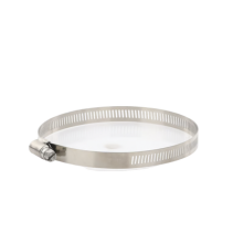 SYSCOM TOWERS, STHC3-4, Abrazadera Sin Fin de Acero Inoxidable Capacidad de 3 a 4 (Paquete de 10)