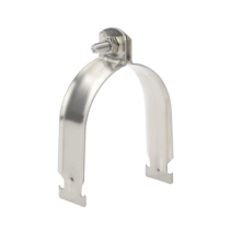 SYSCOM TOWERS, STRUT-STRAP3, Abrazadera de Acero Inoxidable de 3 Para Unicanal Tipo Strut