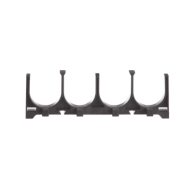 PANDUIT, CRS4-125-X, Espaciador de Cables de Nylon 6.6, Con 4 Espacios de 1.25 in (31.8 mm) de Diámetro, Color Negro, 1 Pieza