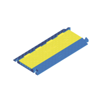 HUBBELL, HUB-HBLTT-5B, Protector para cables de 5 canales Truk Trak / Dimensiones 914 x 508 x 58.6 mm / Color Azul y Amarillo.