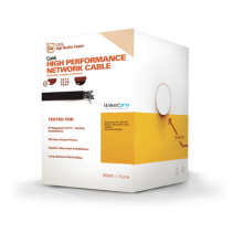 LINKEDPRO BY EPCOM, PRO-CAT-6-PLUS/500, Bobina de cable de 152.5 Metros Cat6+ CALIBRE 23 ALTO DESEMPEÑO, super flexible, UL, col