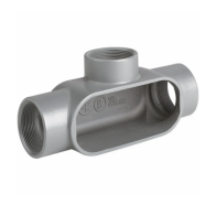 HUBBELL, HUB-T27-SA, Caja Condulet Tipo T de 3/4 / Aluminio libre de Cobre.