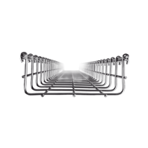 CHAROFIL, MG-50-432EZ, Charola Tipo Malla 66/150 mm, Acabado Electro Zinc, Hasta 158 Cables Cat6, Tramo de 3 Metros