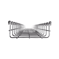 CHAROFIL, MG-50-432EZ, Charola Tipo Malla 66/150 mm, Acabado Electro Zinc, Hasta 158 Cables Cat6, Tramo de 3 Metros