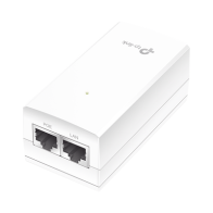 TP-LINK, TL-POE2412G, Inyector PoE Pasivo de 24V / 2 puerto 10/100/1000 Mbps / Plug and Play / Montaje en Pared